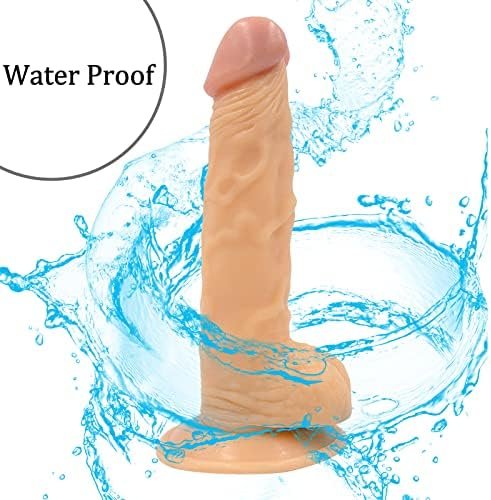 Realisticloves Realistic Dildos Feels Like Skin, 8 Inch Flesh Dildo With Suction Cup For Hands-Free Play, Body-Safe Material And Adult Sex Toys For Women - Image 3