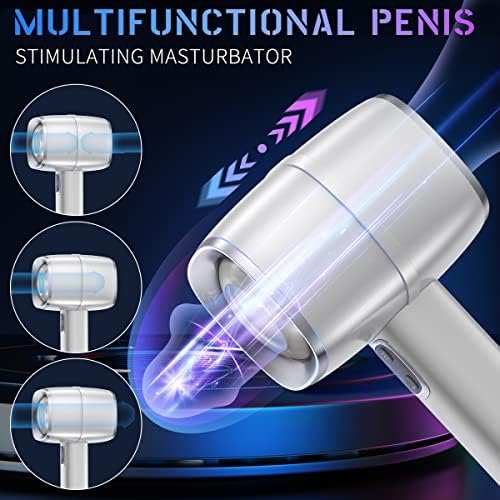 Automatic Male Masturbator,Open-Ended Stroker With 6 Thrusting Modes Male Sex Toy, Pocket Pussy Male Masturbator Cup Penis Trainer With 3D Realistic Vagina, Blowjob Toy For Men Adult Sex Pleasure - Image 3