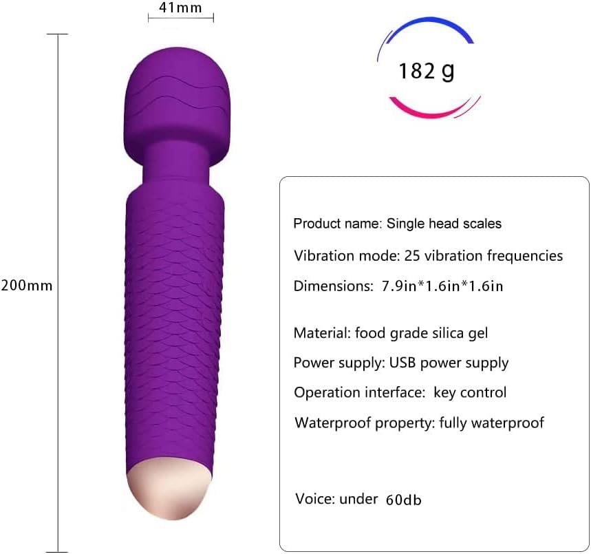 Omekiida Dragon Scale Female Masturbator Vibrator Usb Charging 25 Frequency Silicone Waterproof Nipples Massager Vaginal Breast G Spot Vibrator Massage Sex Toys For Women & Couples (Black) - Image 2