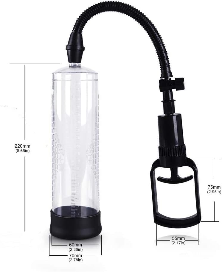 Professional Penis Enlargement System Vacuum Suction Equipment Set With Pump Model A - Image 2