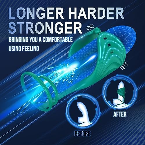 Adjustable Male Sex Toys For Men - Male Masturbator Penis Vibrator Training 10 Modes App Control, Vibrating Sex Toy Strokers Glans Trainer Stimulator With Cock Ring, Hands Free Adult Sex Toys & Games - Image 3