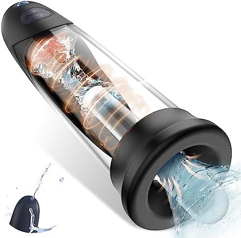 Electric Penis Pump 2In1 Automatic Male Masturbator With 6 Sucking Modes Male Sex Toys - Pumps & Enlargers, Dick Vacuum Pump For Penis Longer Bigger Harder Adult Toy For Men Sex Pleasure