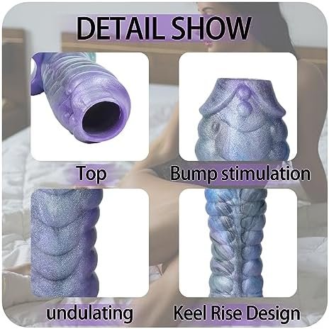 Igugutoy Dildo Penis Extender Condom Greatens Coarsen Silicone Penis Sleeve Men Increase Confidence Increase Dildo Power Can Be Wrapped - Image 2