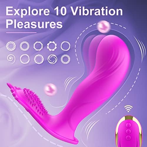 Wearable Vibrator For Women, Panty Vibrators Adult Sex Toys, 10 Vibration Modes Sex Toy G Spot Vibrators, Rechargeable & Water Proof Remote Control Vibrator For Female & Couples Pleasure - Image 2