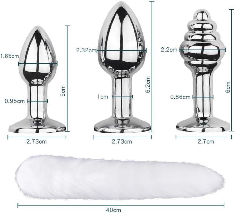 Fox Tail Anal Butt Plug With 3 Types Replaceable Stainess Steel Plugs Sex Adult Toys Flirting Tools For Cosplay,Sm Role Play,Couples - Image 2
