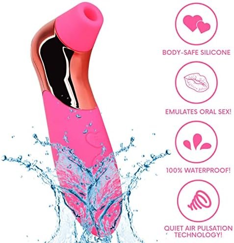 Silicone Vibrating & Pulsating Rechargeable Clit Sucker - Image 3