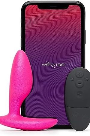 We-Vibe Ditto+ Vibrating Butt Plug - App & Remote Control Vibe For Men, Women & Couples - 10 Vibration Modes - Silicone Butt Plug - Waterproof Anal Plug - Rechargeable Adult Sex Toys - Satin Black