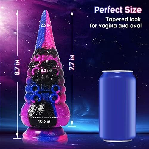 Tentacle Realistic Dildo For Women: 8.7" Big Anal Dildo With Strong Suction Cup, Huge Monster Liquid Silicone Anal Plug Prostate Massager For Hands-Free Play Adult Sex Toys For Women - Image 3