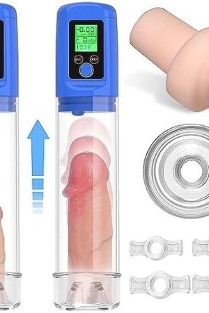 Male Sex Toys Electric Penis Pump, Automatic Vacuum Penis Enlarger Sleeve With Pocket Pussy, 4 Suction Rechargeable Male Masturbator Penis Extender Sex Toy For Men Bigger Stronger Adult Toys