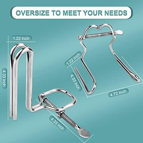 Difflue New Metal Vaginal Dilator, Metal Anal Plugs Adjustable Butt Plug With Stainless Steel Material - Image 2