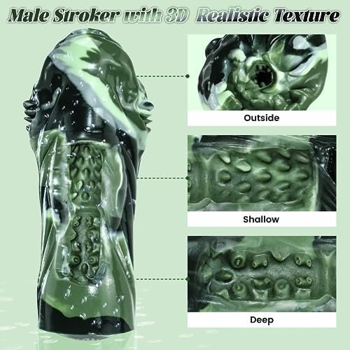 Sex Doll Pocket Pussies Sex Toys For Men, Silicone Penis Stroker Male Masturbator For Realistic Vagina Anal Sex,Portable Blowjob Toy Gay Sex Toys, Monster Fake Pussy Sexdolls For Male Pleasure - Image 2