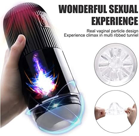 Automatic Penis Pump Male Masturbator, Funtoys Adult Sex Toys For Men, 10 Rotating Modes Hands Free Pocket Pussy Male Sex Toys Blowjob Vibrator, Rechargeable Mens Sex Toys Stroker Adult Toys For Men - Image 2