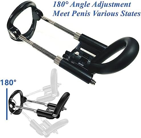 Penis Extender Penis Extension Enlarge Device Penis Enlargement Kit Length & Angle Adjustable Penis Training Device(Black) - Image 3
