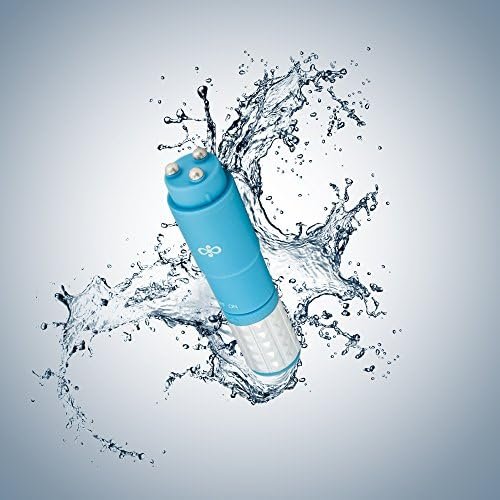 Rose Revitalize Massage Kit - Massager, Clitoral, External Massager Vibrator - 3 Ultrasilk Smooth Puria Silicone Attachments For Pleasure, Stress Relief - Waterproof - Pocket Sized - Blue - Image 3