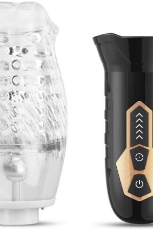 The Male Rose Sex Toy Vibrator - Automatic Male Masturbator - Deep Tissue Massager Penis Thrusting Full Body Vibration Machine - Best Male Masterbator Blowjob Machine - Silicone Men'S Sex Toys
