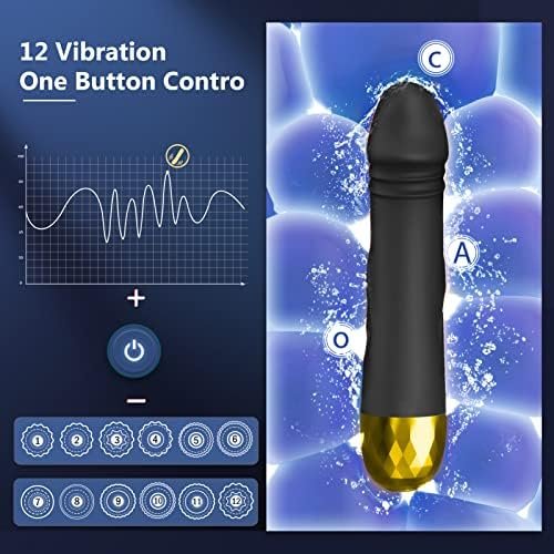 Dildo Vibrator Sex Toys For Women - Mini G Spot Bullet Vibrator With 12 Vibrations, Waterproof Vibrating Massager For Clitoral Nipple And Anal Stimulation, Adult Sex Toy For Woman Couples - Image 2
