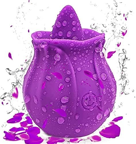 Dual Head Sex Tongue For Licking And Sucking, Rose Toy For Women, Clitorals Stimulator, Electric Women Relaxing Toy, Woman Suction 10 Modes
