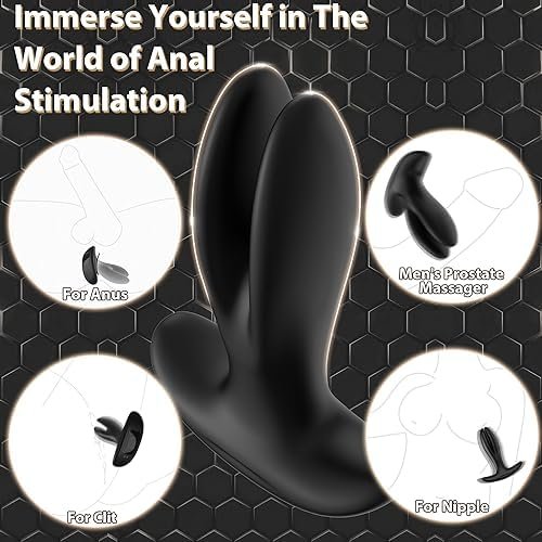 Anal Plug Expansion Vibrator With 9 Vibration Settings & 8 Expansion Modes, Vibrating Butt Plug Male Sex Toy Vibrators, Male Sex Toys For Men Adult Toys, Adult Sex Toys & Games Prostate Massager - Image 3