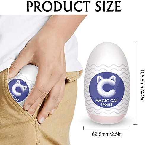 【Mature Women 】 Ultra-Stretchy Masturbators Egg,Handheld Male Masturbators Cup With Softer Wrapped, Realistic Pocket Pussy Stroker With Strong Suctions, Adult Sex Toy For Men With 3D Lifelike Vagina - Image 2