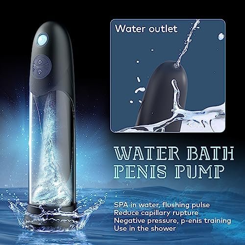 Electric Penis Pump 2In1 Automatic Male Masturbator With 6 Sucking Modes Male Sex Toys - Pumps & Enlargers, Dick Vacuum Pump For Penis Longer Bigger Harder Adult Toy For Men Sex Pleasure - Image 2