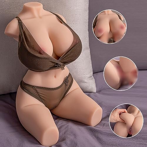 Sex Doll For Men Male Masturbator, Jaspik Female Sex Dolls Torso With 3D Big Boobs Buttocks And Tightly Vaginal Anal, Adult Sex Toy For Men Pleasure (15.4Lb, 9.44 X12.99 X27.16In) - Image 2