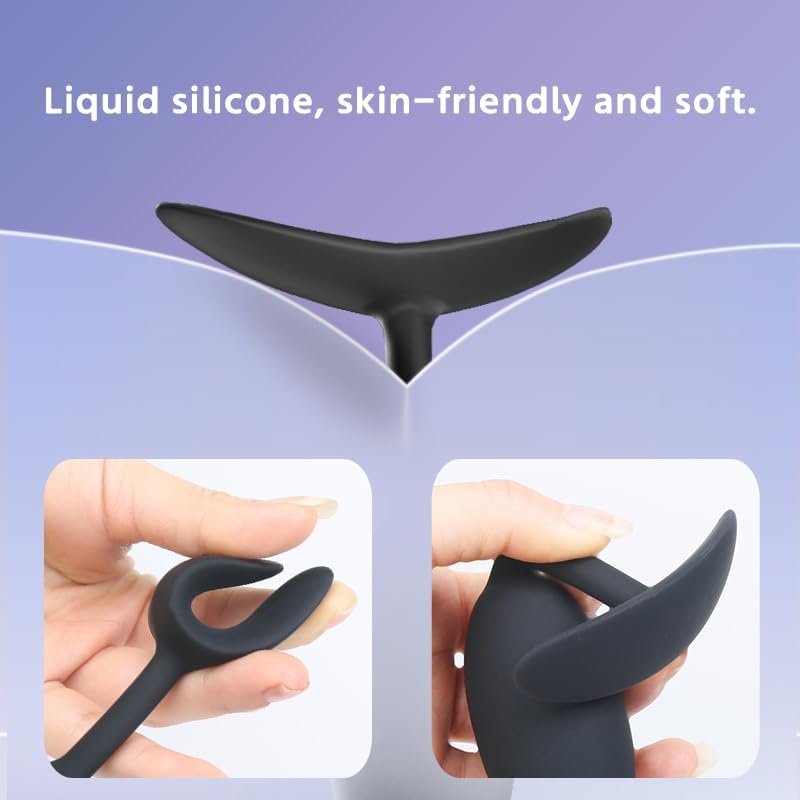 Anal Plug Large Butt Plug Premium Silicone Weighted Anal Plugs 2Pcs Set Safety Gram Snug Plug Training Set Kit Sex Toys Personal Massager - Image 3
