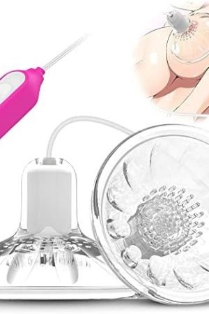 Nipple Toy-Vibrating Nipples Toy With 10 Modes Women'S Sex Toys Clitorals Stimulator With Romote Control Rechargeable Suction Vibrators Breast Massager For Sex Pleasure Pink