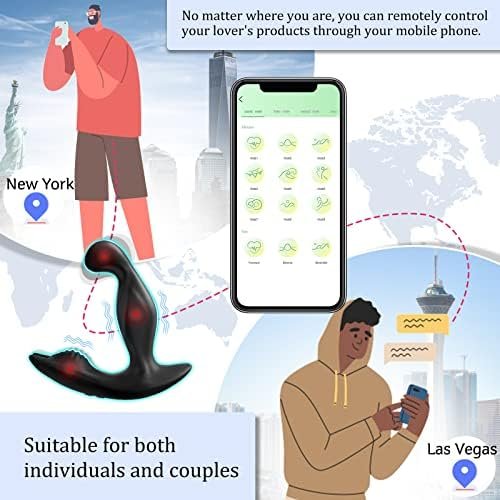 Rotating & Vibrating Anal Vibrator Prostate Massager Male Sex Toys, Adult Toys App Control Prostate Stimulator Toy With 3 Rotating & 9 Vibrating Modes Butt Plug Adult Anal Sex Toys For Men - Image 2