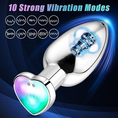 Adult Sex Toy Anal Plug,Metallic Anal Plug Sex Toy ,Women'S Prostate Massager For Women Male Sex Toy For Men,Anal Toys Adult Sex Toys Vibrating Butt Plug , Anal Adult Sensory Toys Male Anal Vibrator - Image 2