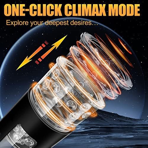 Automatic Male Masturbators Sex Toys For Men, Male Masturbator Cup With 7 Thrusting Rotation Modes For Penis Stimulation, 3D Realistic Textured Electric Pocket Pussy Adult Toys For Men Masturbation - Image 3