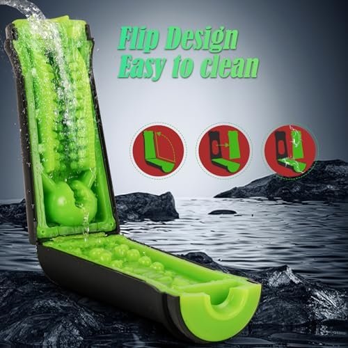 Male Masturbator Cup Sex Toys - Man Adult Manual Pocket Pussy Cup With Safety Silicone 3D Soft Realistic Blowjob Hand Free Textured Vagina Penis Stimulation Stroker For Men Pleasure, Easy To Clean - Image 3