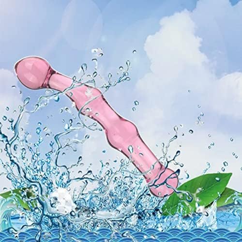 Crystal Glass Dildo Prostate Massager G Spot Stimulator,Long Glass Dildo Crystal Penis Thruster Pleasure Wand Anal Plug Vaginal Sex Toy Anal Beads Butt Plug For Couple Women (Style 7) - Image 2