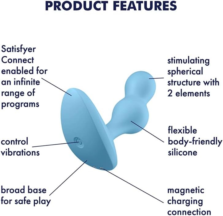 Satisfyer Deep Diver Anal Vibrator With App Control - Vibrating Anal Sex Toy, Butt Plug, Prostate Stimulator Toys, Anal Dildo - Compatible With Satisfyer App, Waterproof, Rechargeable (Dark Grey) - Image 3