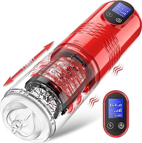 Sex Toys For Men Male Masturbator - Male Sex Toy For Men Adult Toys With 10 Vibrating & 6 Thrusting, Mens Sex Toys Pocket Pussy Lcd Display, Men Sex Toy Male Stroker Realistic Sleeve Sex Machine