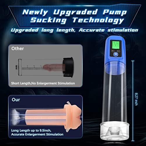 Male Sex Toys Electric Penis Pump, Automatic Vacuum Penis Enlarger Sleeve With Pocket Pussy, 4 Suction Rechargeable Male Masturbator Penis Extender Sex Toy For Men Bigger Stronger Adult Toys - Image 2