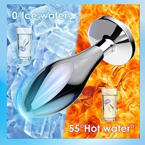Anal Butt Plug, Sex Toys Plugs Set Trainer Kit For Beginners Men Women Users With Silicone Enema Ball, Yeqiz 3Pcs Set Metal Butt Base Prostate Massage Adult Sexy Toy & Games 2023 - Image 3