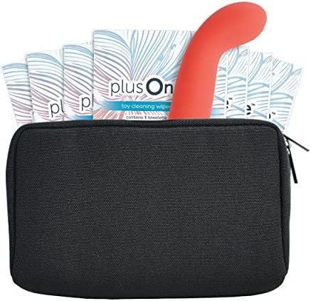 Plusone Travel Massager 10-Piece Set, Includes Massager, Wipes, Storage Pouch, And 2 Aa Battries - Image 2