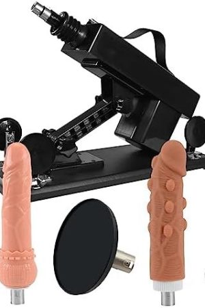 Jesskylove Sex Machine With 3Xlr Connector Suction Cup, Automatic Sex Machines Adult Sex Toys Adjustable Thrusting Dildo Machine With 5 Attachments