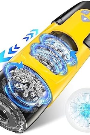 Sex Toys For Men Automatic Male Masturbator, Male Sex Toys Masturbators Cup With 7 Thrusting &Rotating Modes For Penis Stimulation, Electric Pocket Pussy Male Stroker, Adult Sex Toy With Suction Base