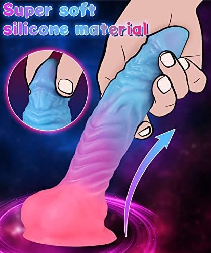 8.26" Realistic Monster Dildo,Dovelo Silicone Anal Dildos With Strong Suction Cup For Hands-Free And Anal Play,G-Spot Anal Dildo Adult Sex Toy - Image 3