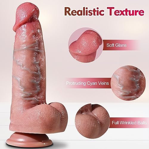 Sex Toys Huge Thick Dildos - 2'' Diameter Realistic Silicone Dildos Anal Dildo With Strong Suction Cup For Hands-Free Play, Adult Sex Toys Big G Spot Dildo Lifelike Penis Adult Toys For Women Couple - Image 2
