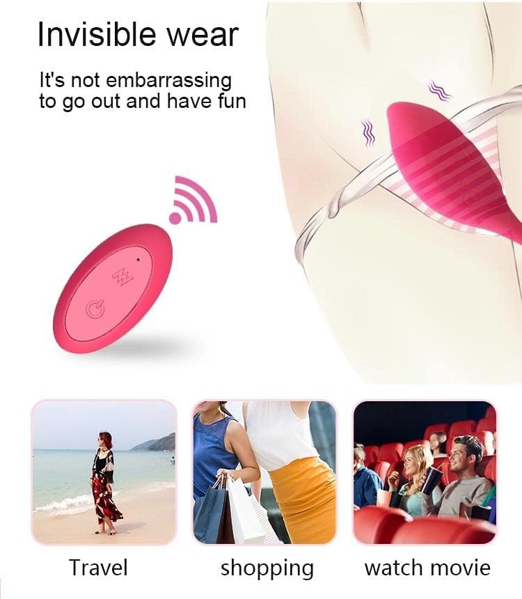 Soft-Toys Unique Vibrator With Remote Control For G-Spot Stimulation Sex Toy For Women, Rechargeable Nipple Clitoral Stimulator For Women, Silicone Wireless Vibrating Eggs Sex Toy - Image 3
