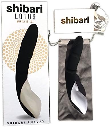 Shibari Lotus, Luxury Wireless 10X Vibrator, Dual Motors, High-Grade Silicone Design, Black - Image 3