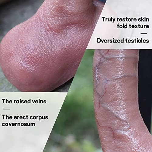 Reproduction Handmade Dildo, Realistic Huge Dildo Feels Like Skin - Big Size Anal Dildo With Strong Suction Cup. Adult Sensory Sex Toys For Couples, Male & Female & Gays(Little Brother) - Image 3