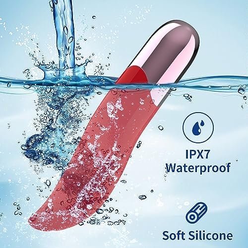 Rose Toy Realistic Tongue Vibrator For Women Clitoral G Spot Licking Stimulator Nipple Massage Butt Breast Vibrators With 10 Powerful Vibration Modes Waterproof Rechargeable Adult Sex Toy (Yellow) - Image 3