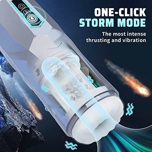 Automatic Male Masturbator Sex Toys - 2023 Upgraded 10 Thrusting & 9 Vibration Hands Free Masturbators Men Sex Toy, Male Adult Toys With 3D Textured Sleeve, Super Soft & Ultra Quiet - Image 3