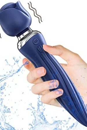 Small Vibrating Massager, Personal Massager,Wireless Handheld Massager, Rechargeable Waterproof For Back Shoulder Neck Body Sports Recovery Muscle Aches,Birthday Gifts For Women Friend๏ผNavy Blue๏ผ