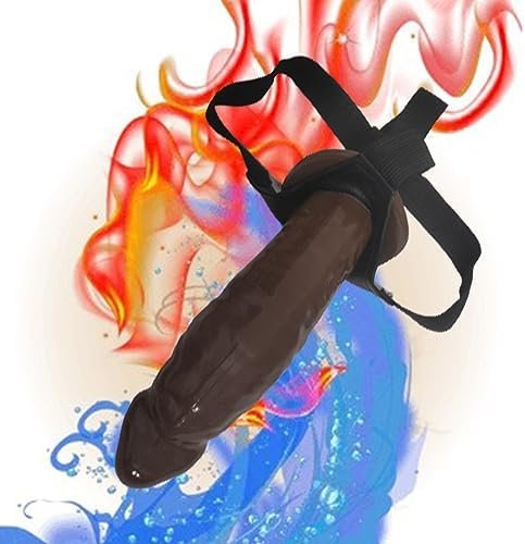 Wearable Strap-On Silicone Dildos Hollow Shaft Adult Sex Toys,Detachable Silicone G Spot Stimulator Vagina Massager Female Masturbator Sex Toys For Women Lesbian Couple(Flesh) - Image 3