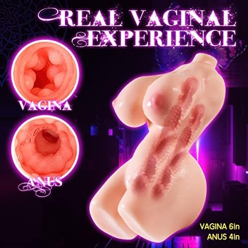 Unszz 1.9 Lb 3 In 1 Sex Dolls Torso Pocket Pussy For Men Sexdoll With Big Boob Masturbator Realistic Virgin Vaginal Male Stroker Adult Mens Sex Toys For Men Orgasm - Image 3