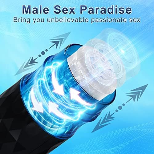 Adult Sex Toys Male Masturbator - Adult Toys Automatic Thrusting Rotating Pocket Pussy Masturbators Cup With 7 Modes, 3D Realistic Textured Penis Sleeve Stroker Toys, Adult Sex Toys & Games For Men - Image 3